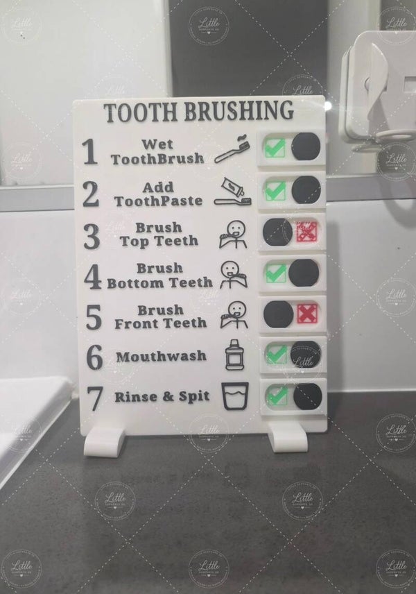 Little Supports Check-List – Tooth Brushing