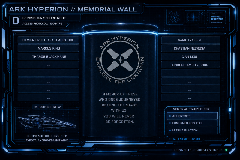 Ark Memorial Wall