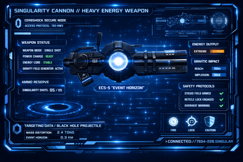 Singularity Cannon