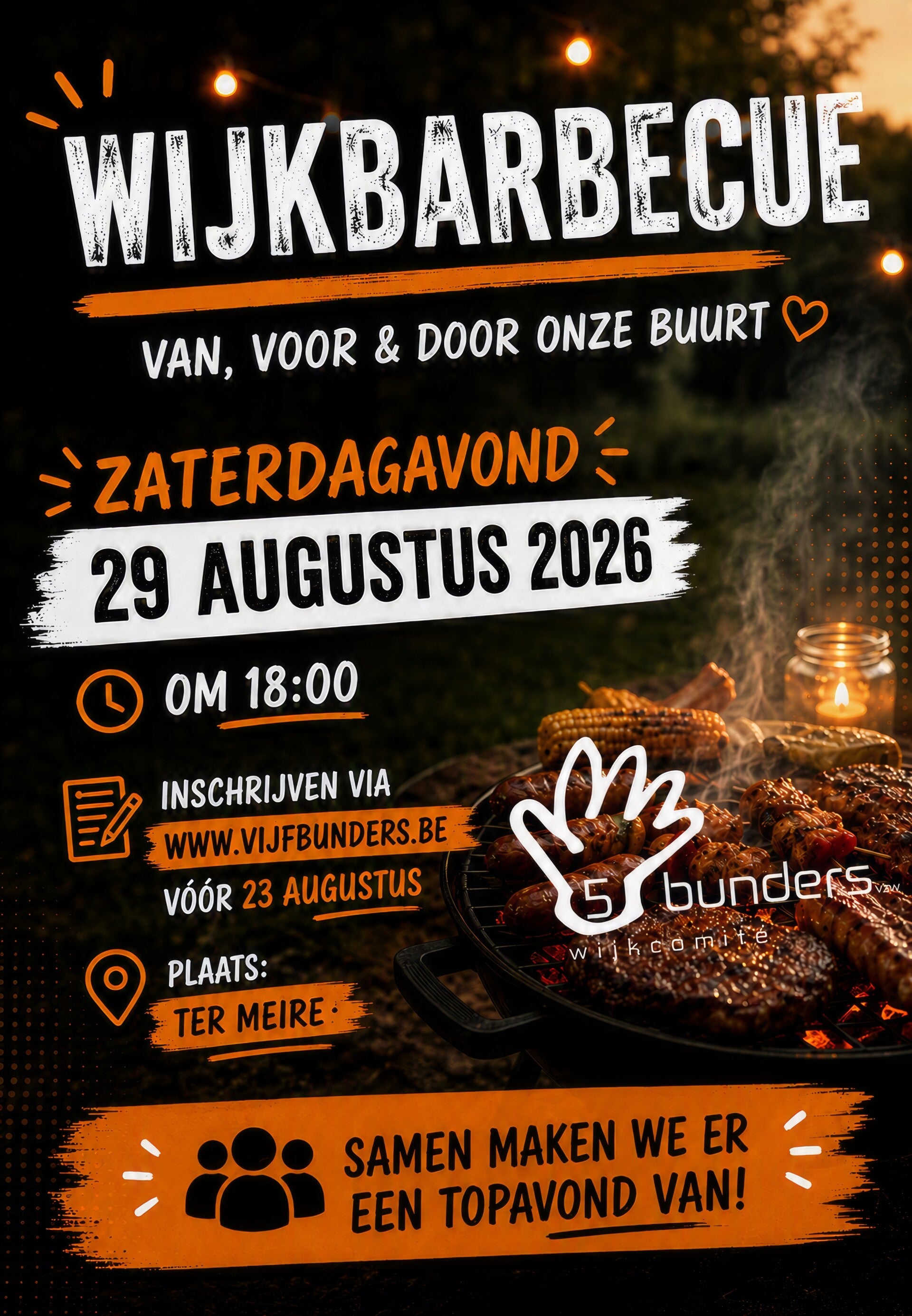 WIJKBARBECUE - Kinderen ≥ 6jaar < 12 jaar