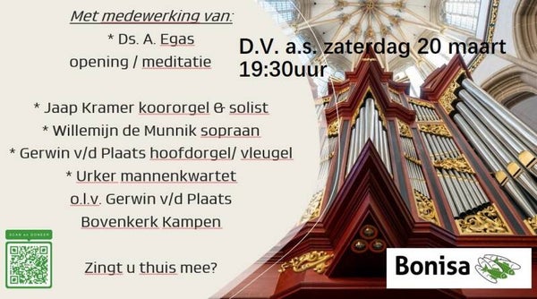 Uitnodiging! 20 en 27 maart 2021