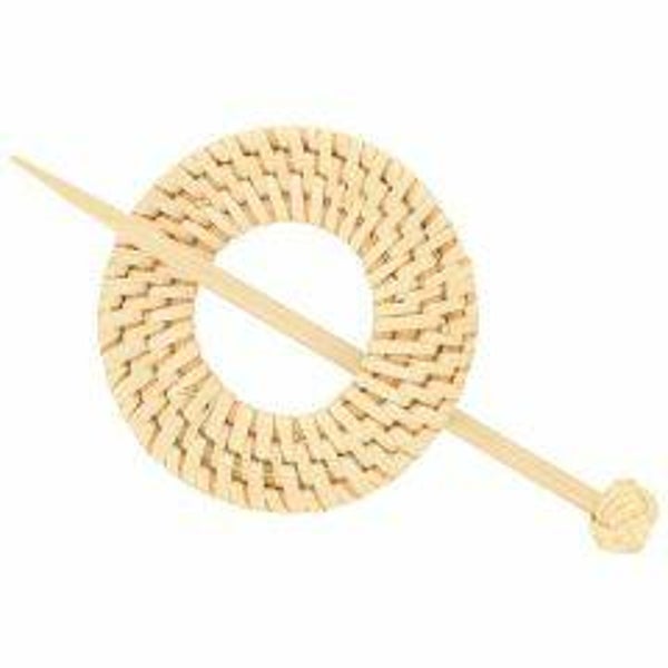 Sluiting voor vest, sjaal oid bamboe