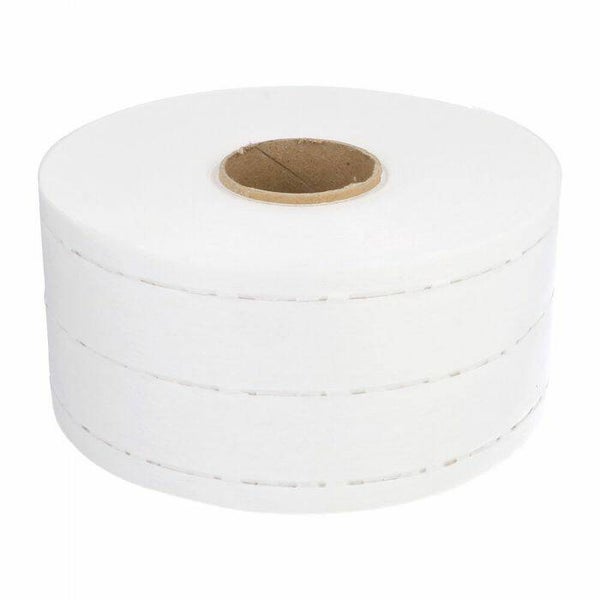 Plak-en-vouw-om tailleband wit en zwart