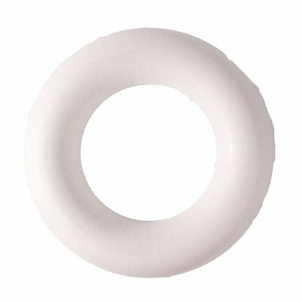 Piepschuim/styropor ring halfplat