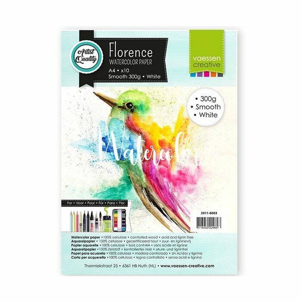 Florence Aquarelpapier glad wit