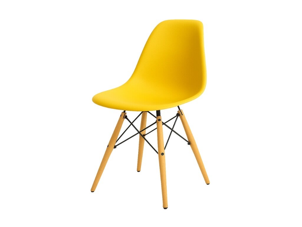 Eames DSW Stoel Geel