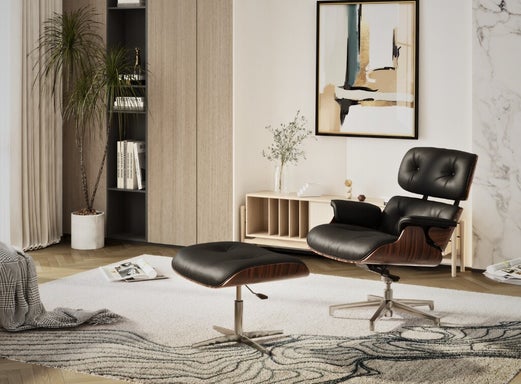 Eames Lounge Chair kantelbaar verstelbaar