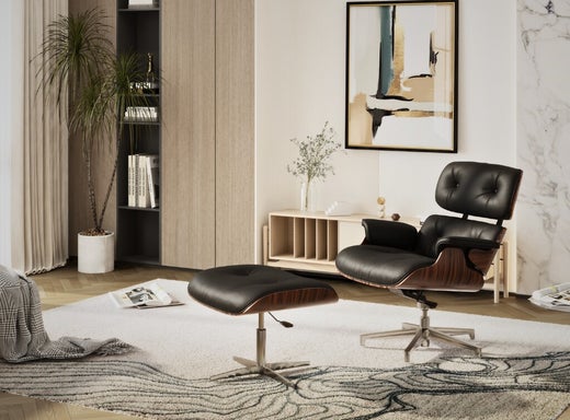 Eames Lounge Chair verstelbaar kantelbaar