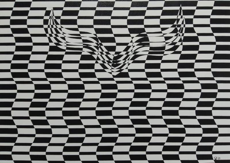 Floating bird, Artist: Wiesje van Dam