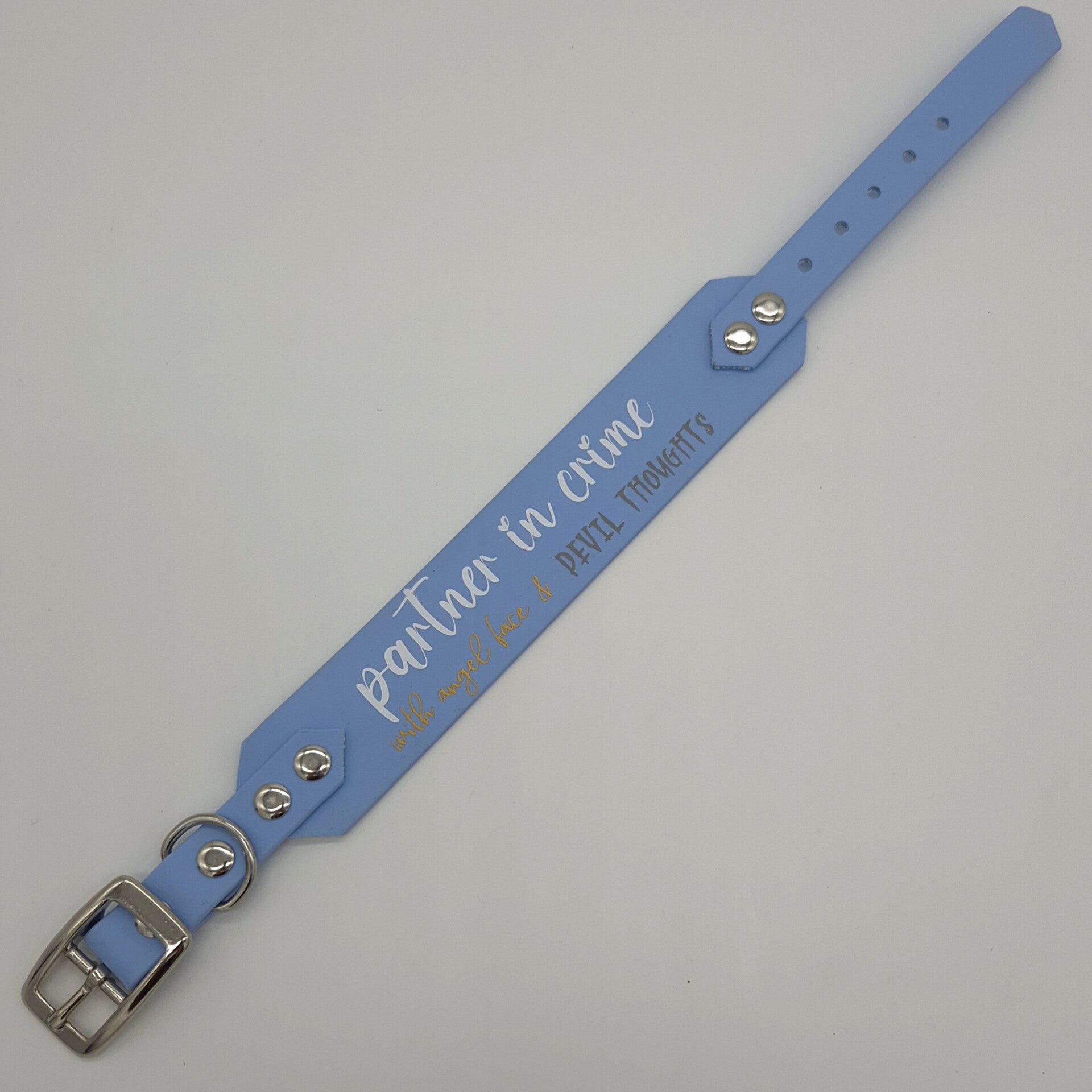 Sofortverkaufartikel Biothanehalsband "partner in crime"