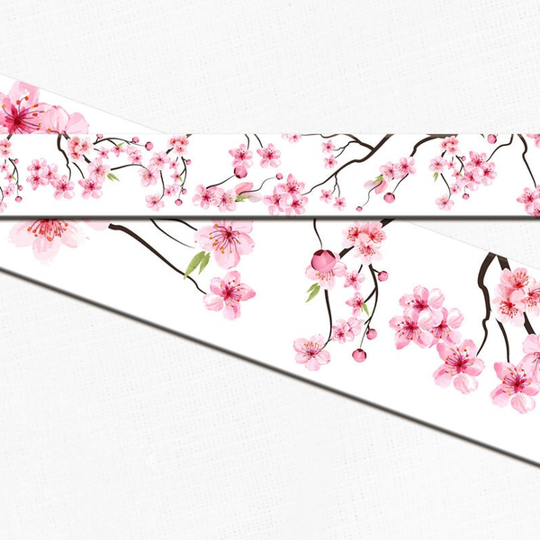 UV Printed Halsband "Kirschblüten" 25mm