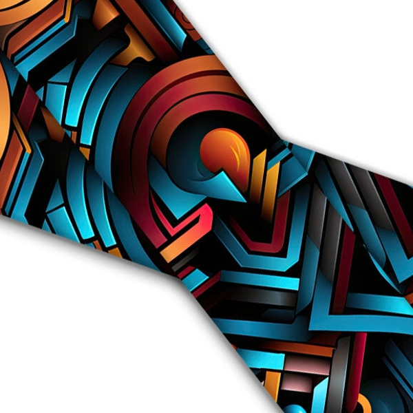 UV Printed Halsband "Alientech" 38mm/25mm