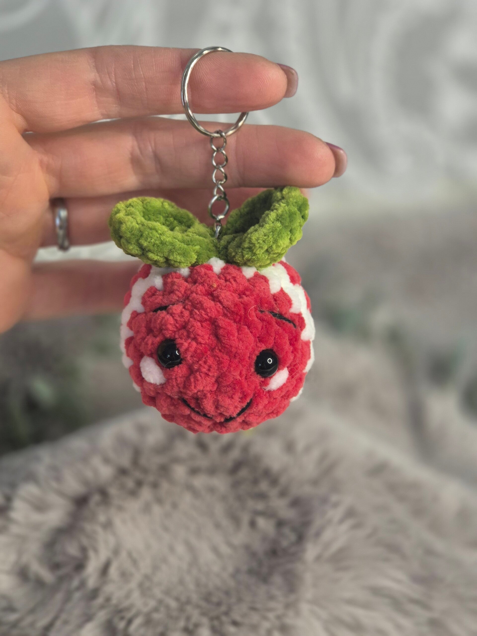 Schlüsselanhänger Erdbeerhummel