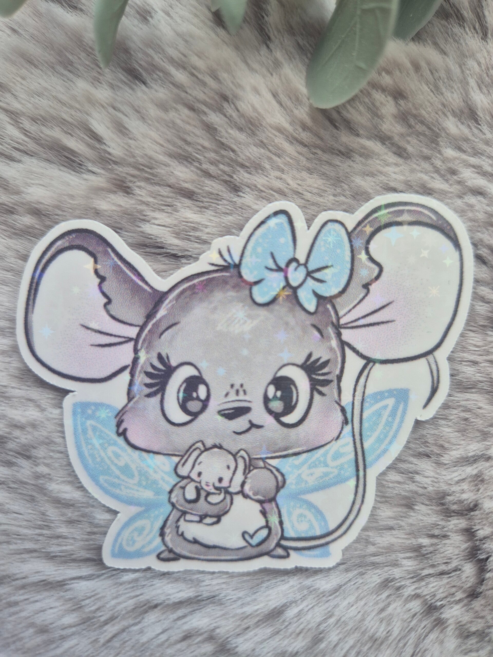 Schmetterlingmaus Sticker