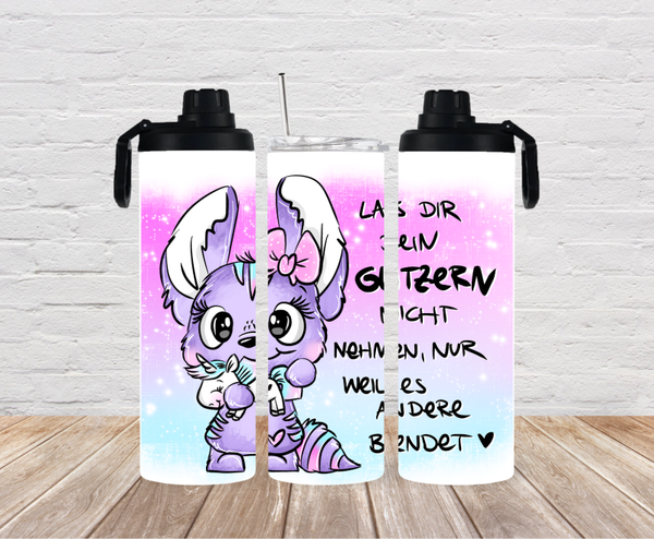 Thermobecher Knuddeline ( mit 2 Deckel )