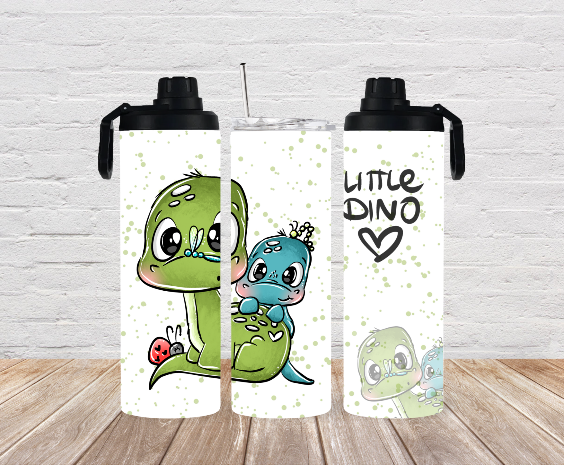 Thermobecher Dino Junge ( mit 2 Deckel )