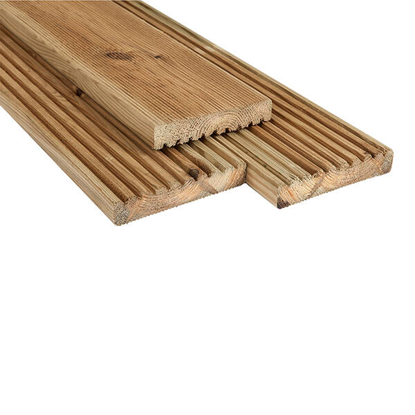 terrasplank 28 x 145 x 3.00 - groen geïmpregneerd