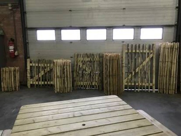 kastanje hekwerk hoogte 1.75 lengte 5 meter