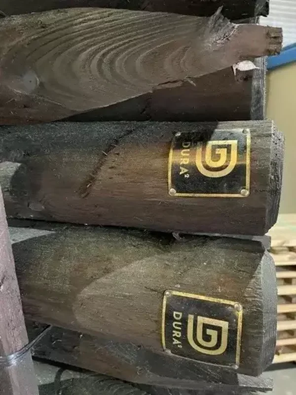 Gefreesde paal dia 16 Lengte 2.50 m dura2