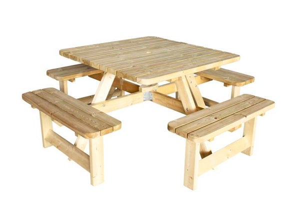 Grote picknicktafel