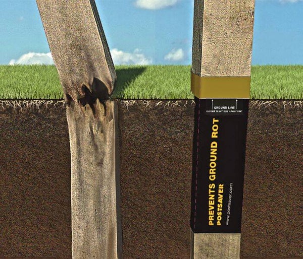 Post-Saver dia 18 ( ook voor vierkant palen 15 x 15 )