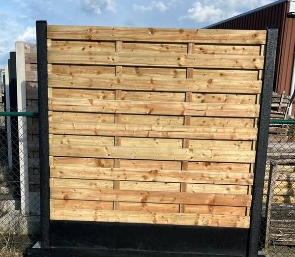 betonplaat antraciet 2 zijden glad 24 x 1840