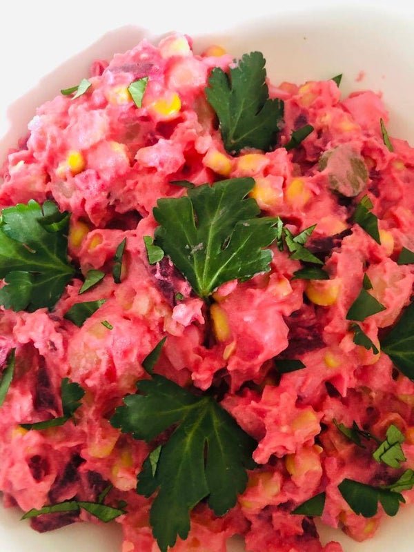 Rode bietensalade (v)