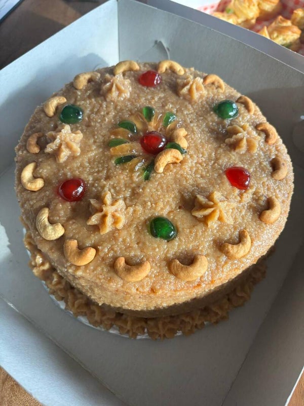 Cashewnoten taart