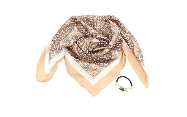 Sjaal Napels light taupe