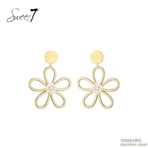Oorbellen sweet7 bloem