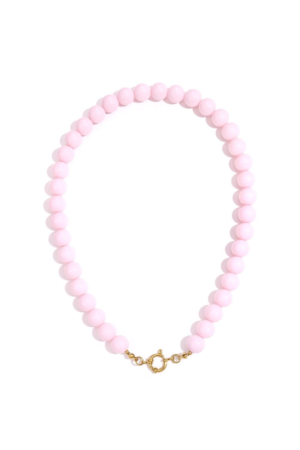 Kralenketting Roze groot