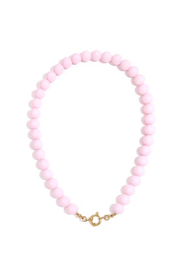 Kralenketting Roze groot