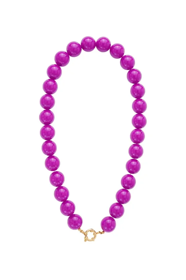 Kralenketting Paars groot
