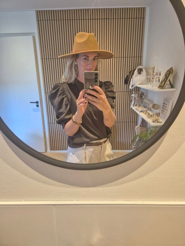 Hoed Khaki met riempje
