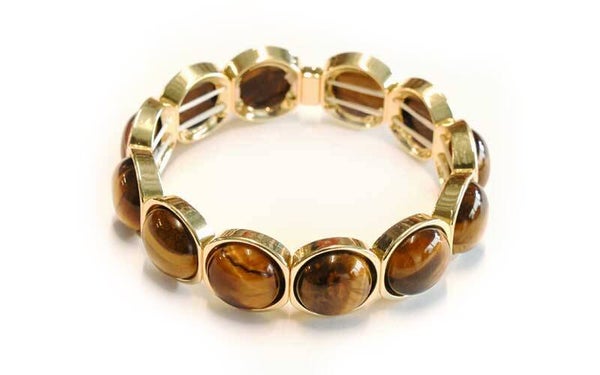 Brons/bruine armband Louis