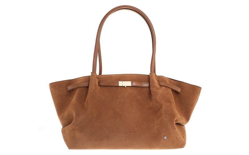 Khaki suède shopper Cambridge