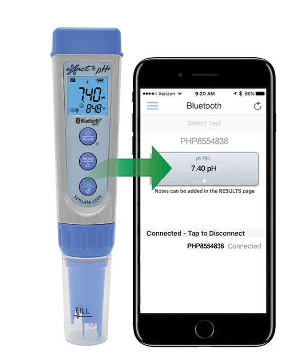 pH tester met bluetooth