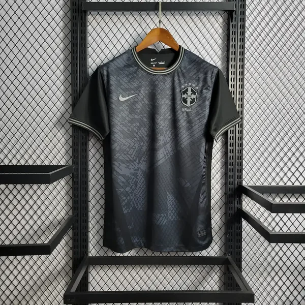 Brésil Maillot Foot Full Noir 2022-2023