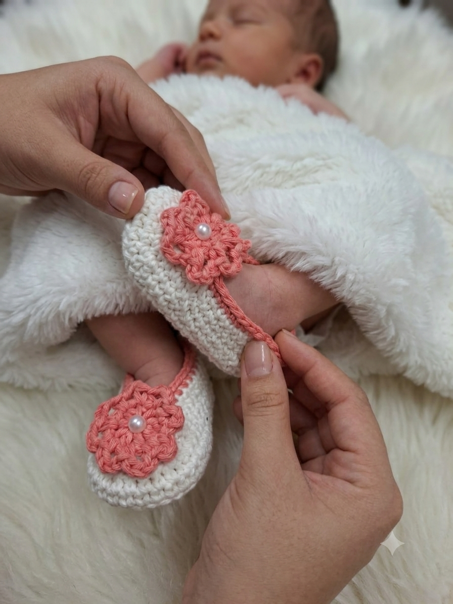 Strickschuhe für Baby Mädchen und Jungen
