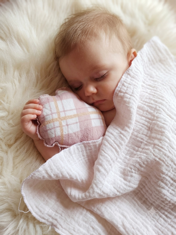 Schmusetuch mit Kuschelfreund für Babys & Kleinkinder