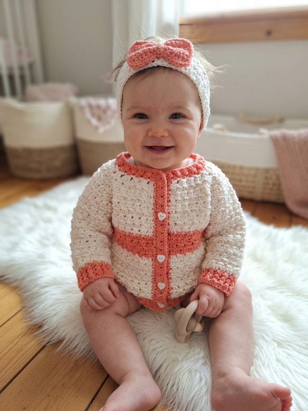Handgefertigen gehäkelte Babykleider