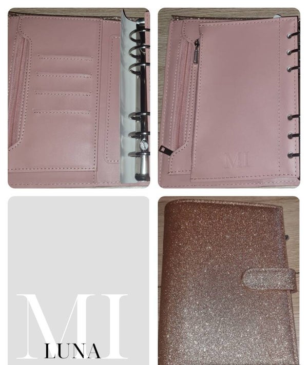 Bware*Rosé, Glitzer Premium Deluxe Binder A6