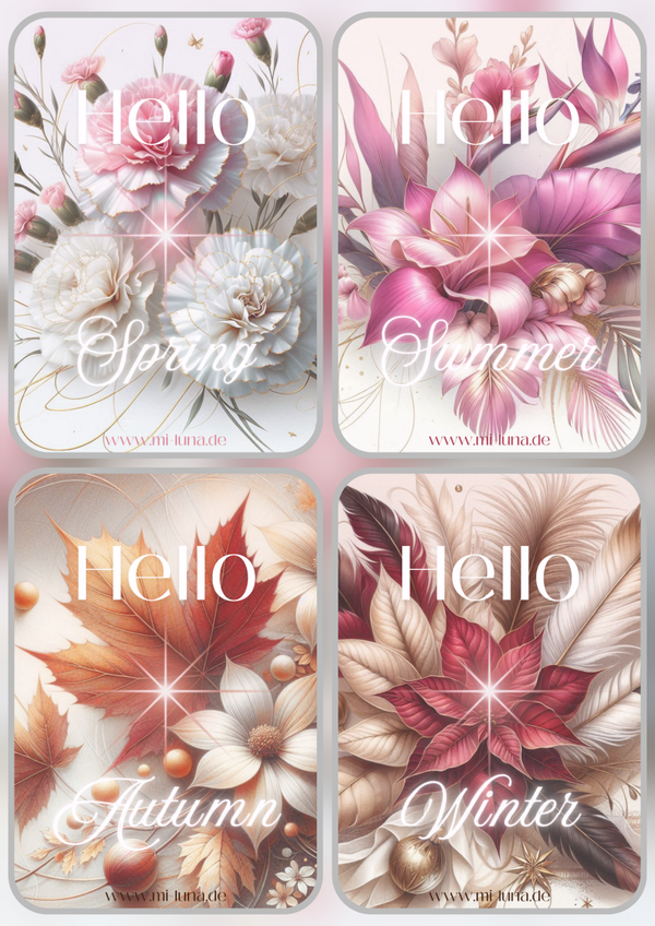 4 Seasons Deckblätter