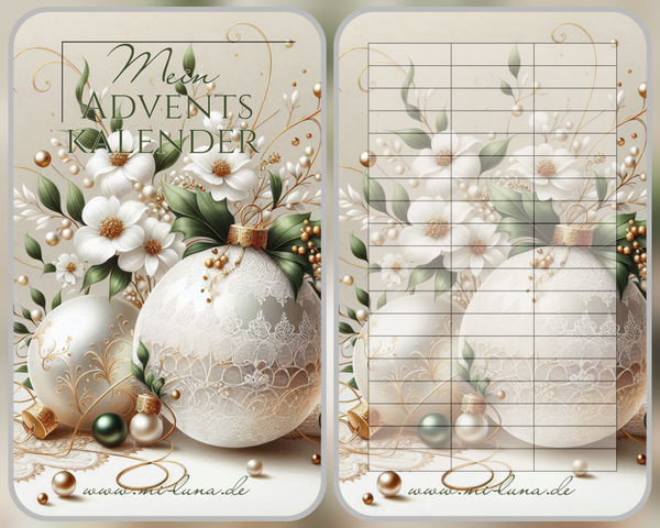 Mein Adventskalender Deckblatt
