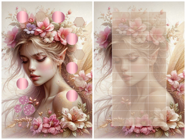 A7 Flower fairy zum einheften