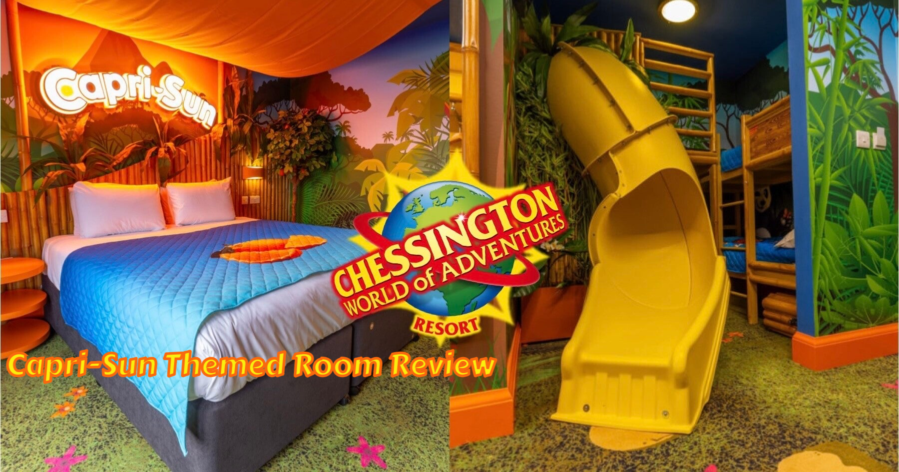 Capri Sun themed room chessington world of adventures 