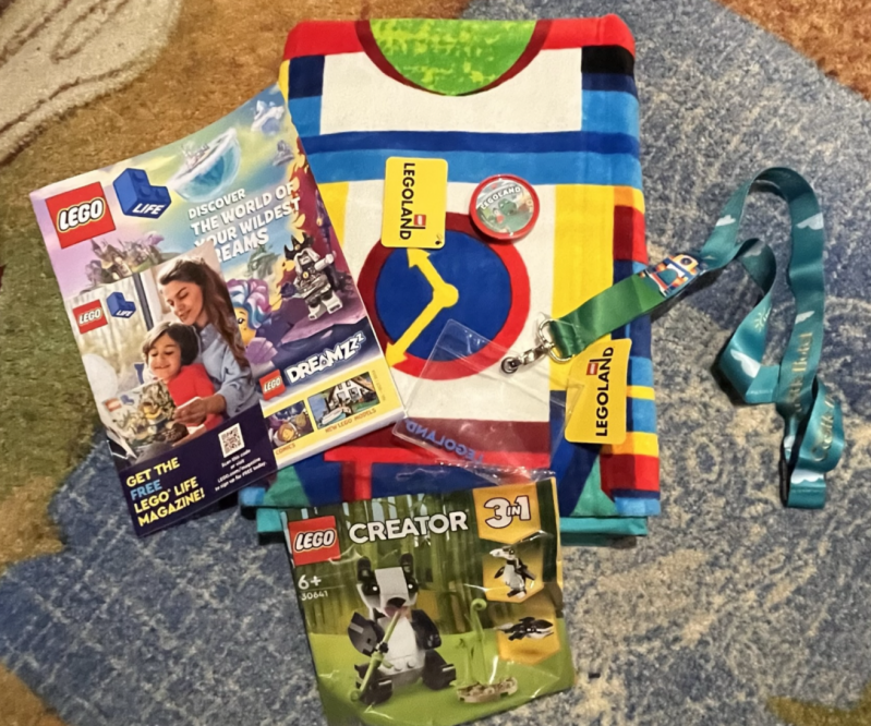 Free Lego merch toys legoland hotel
