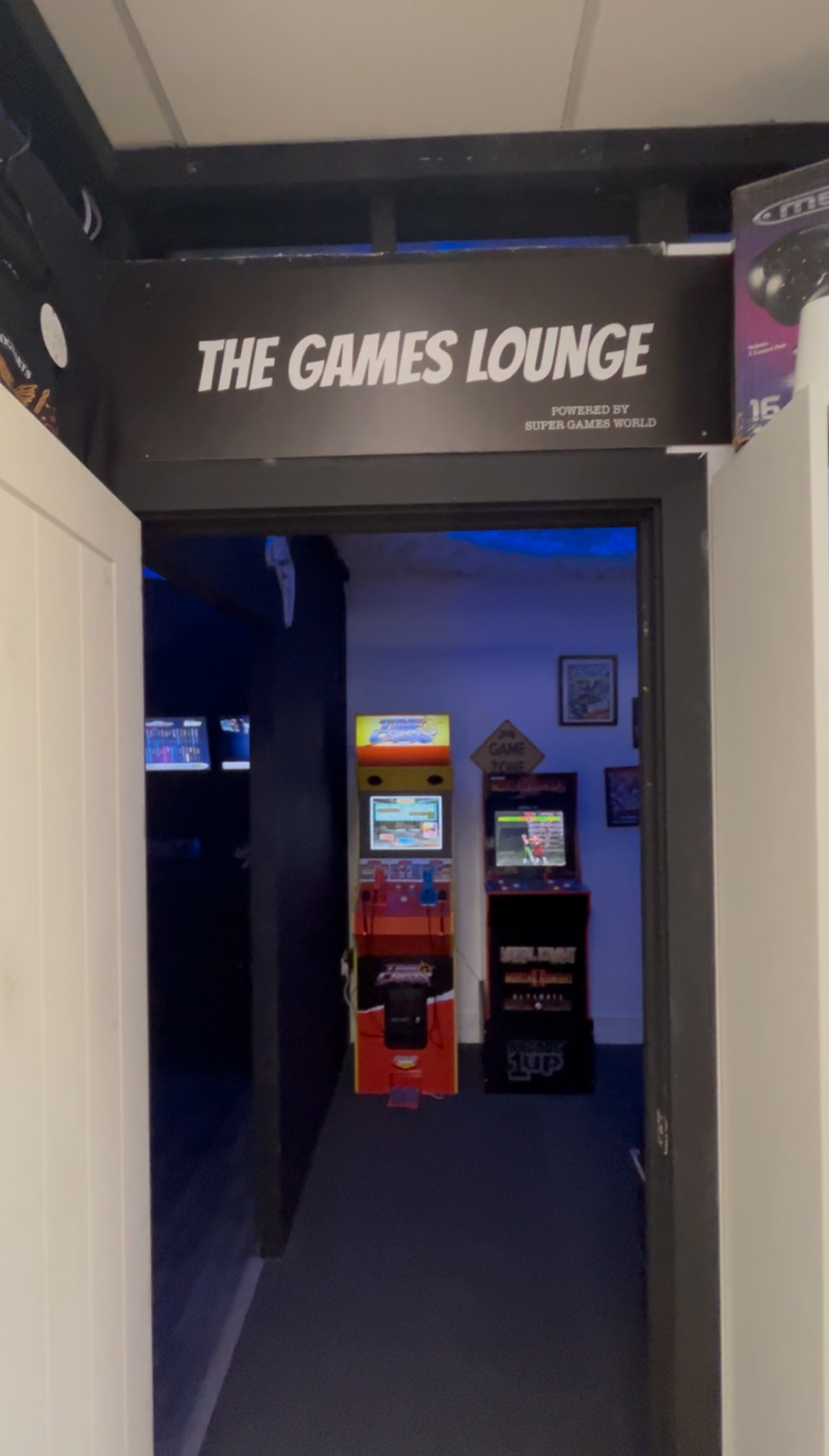 The gaming lounge super games world Havant things to do with kids in Havant this half term school holidays 