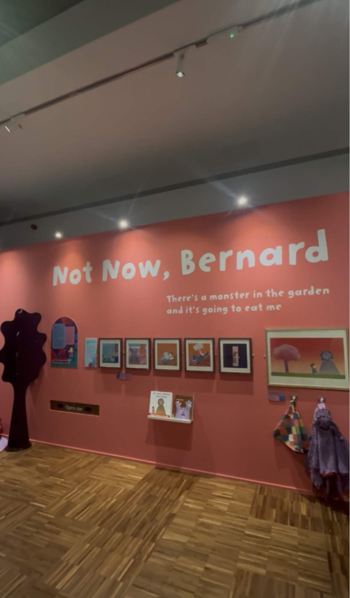 Original David McKee illustrations at Elmer & Friends exhibition Chichester