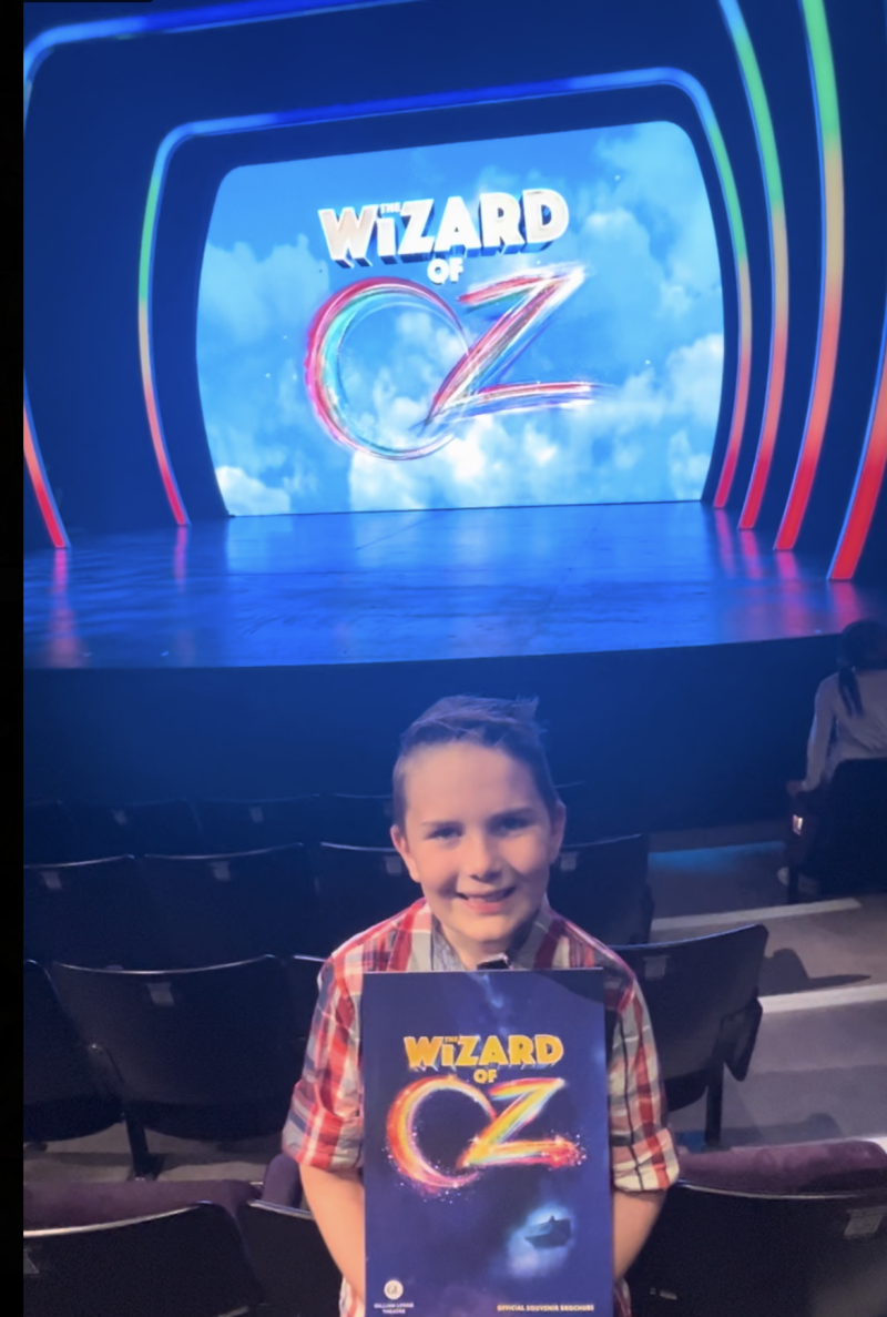 Wizard of Oz Gillian Lynne theatre review family blogger influencer pr 